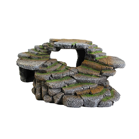 Penn-Plax Shale Scape Step Ledges and Cave Hideouts, Large