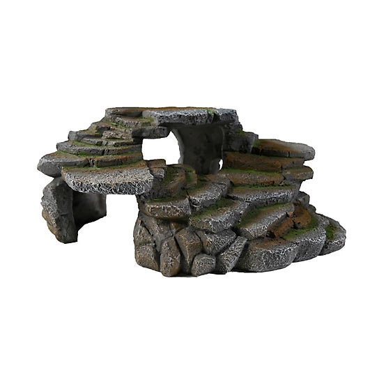 Penn-Plax Shale Scape Step Ledges and Cave Hideouts, Large