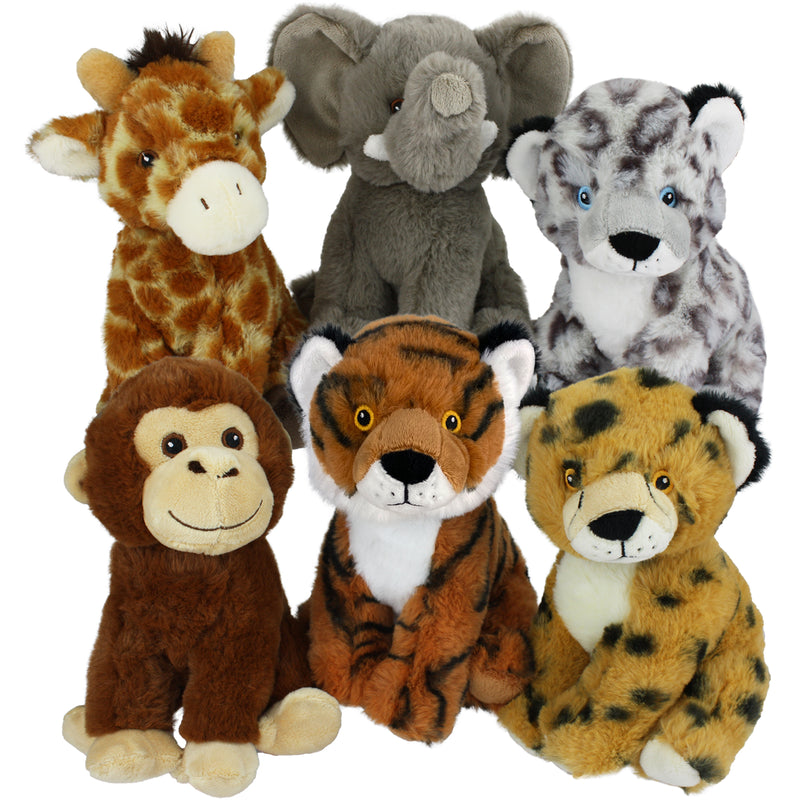 Multipet Eco Safari Assorted Animals Dog Toy
