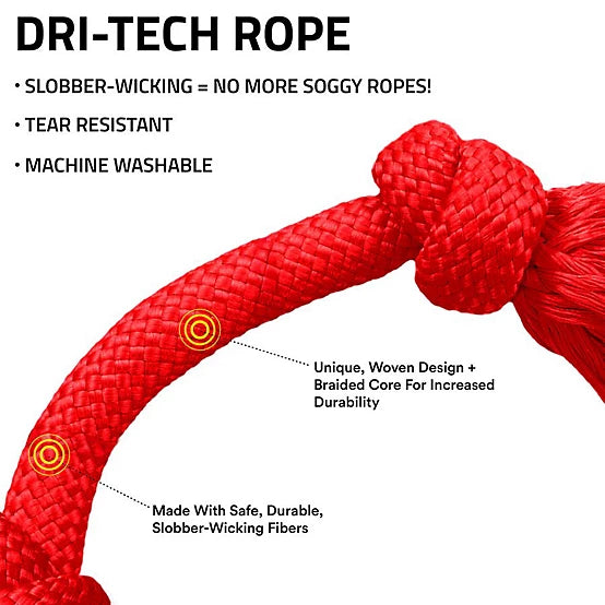 Playology Beef Dri-Tech Rope, Large