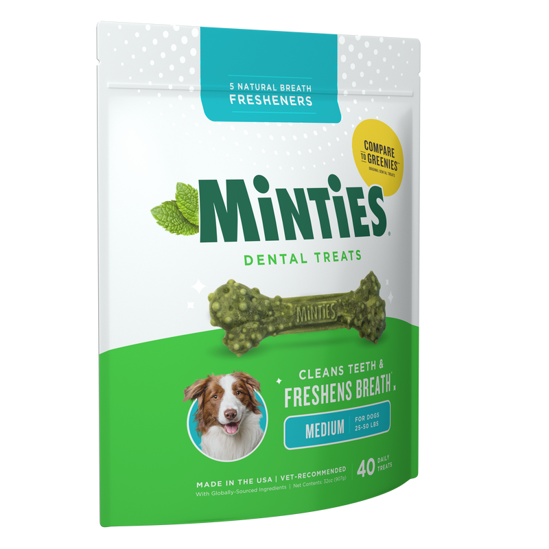 Minties Dog Dental Bone Treats Medium