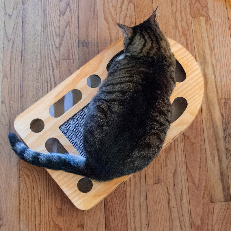 FurHaven Busy Box Corrugated Cat Scratcher with Catnip - Archway