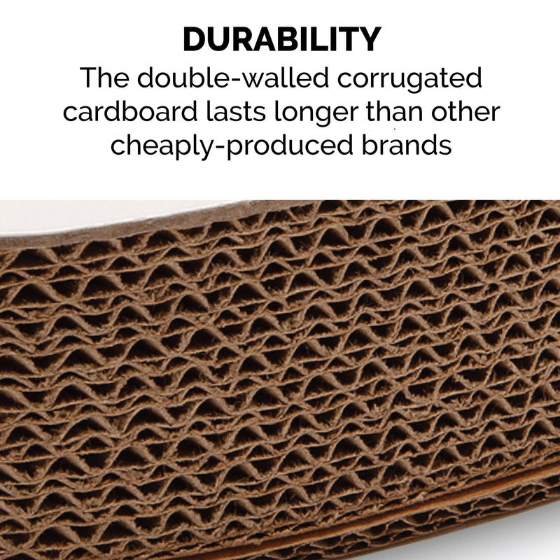 FurHaven Busy Box Corrugated Cat Scratcher with Catnip - Hexagon