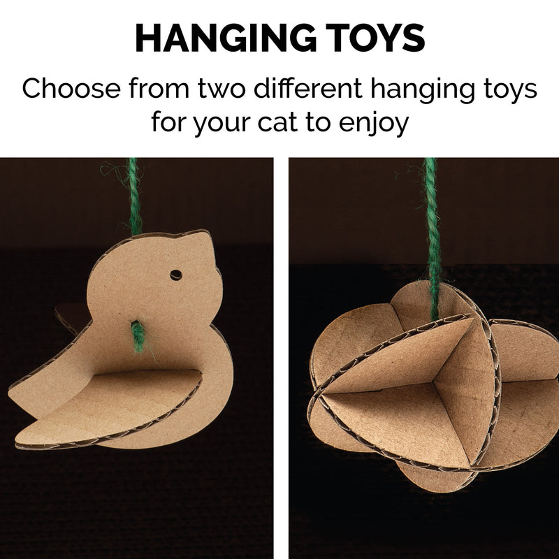 FurHaven Corrugated House Scratcher with Catnip - Studio