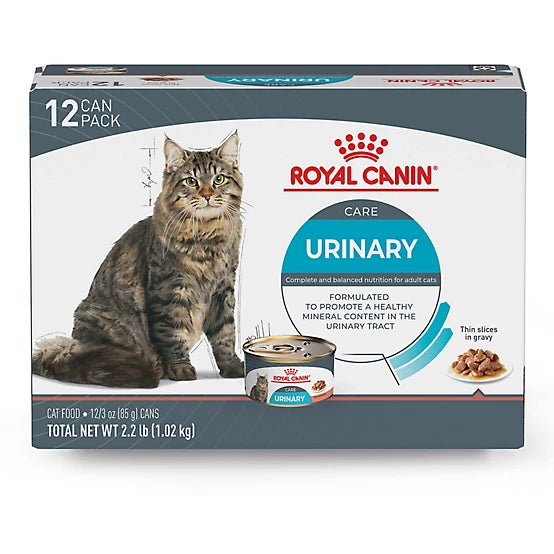 Royal Canin Adult Urinary Care Thin Slices in Gravy Wet Cat Food, 13 oz., Pack of 12 Cans