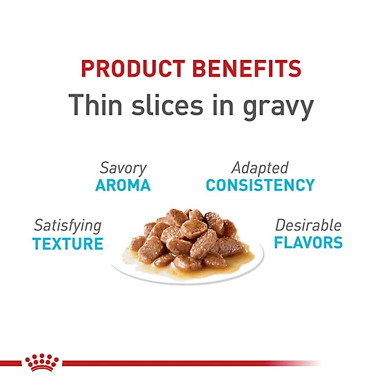 Royal Canin Adult Urinary Care Thin Slices in Gravy Wet Cat Food, 13 oz., Pack of 12 Cans