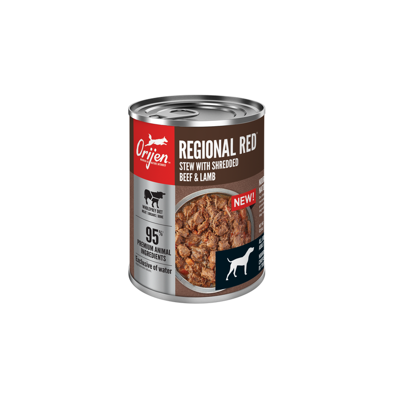 ORIJEN Premium Wet Dog Food Regional Red Stew, 12.8oz