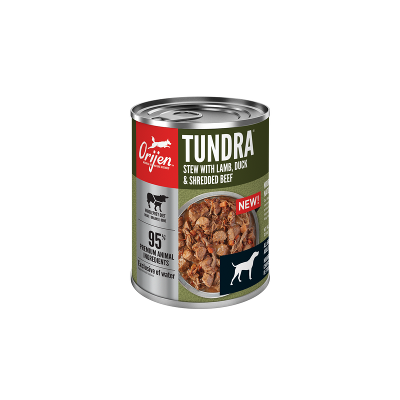ORIJEN Premium Wet Dog Food Tundra Stew, 12.8oz