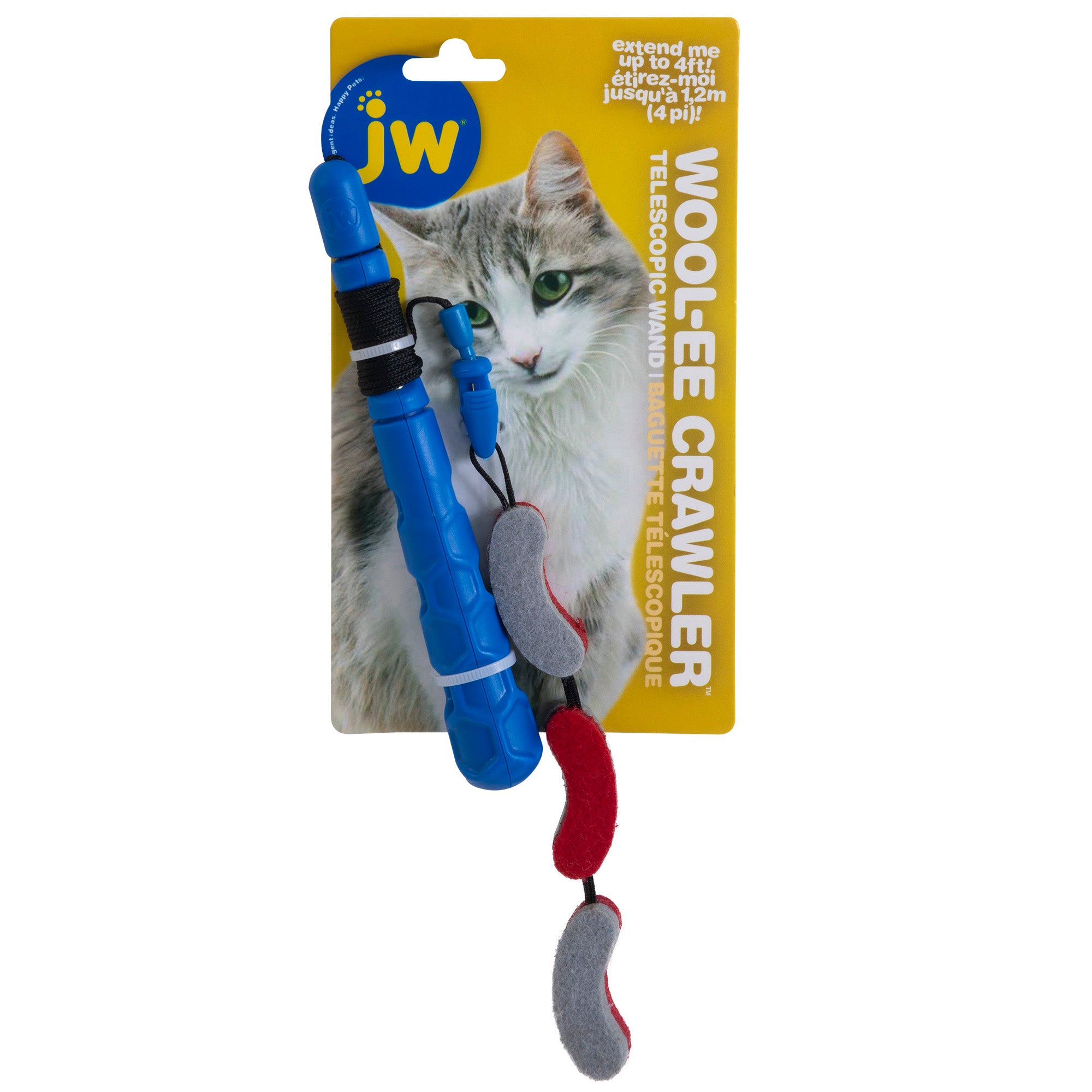 JW Wool-ee Crawler Telescopic Cat Wand – Petsense