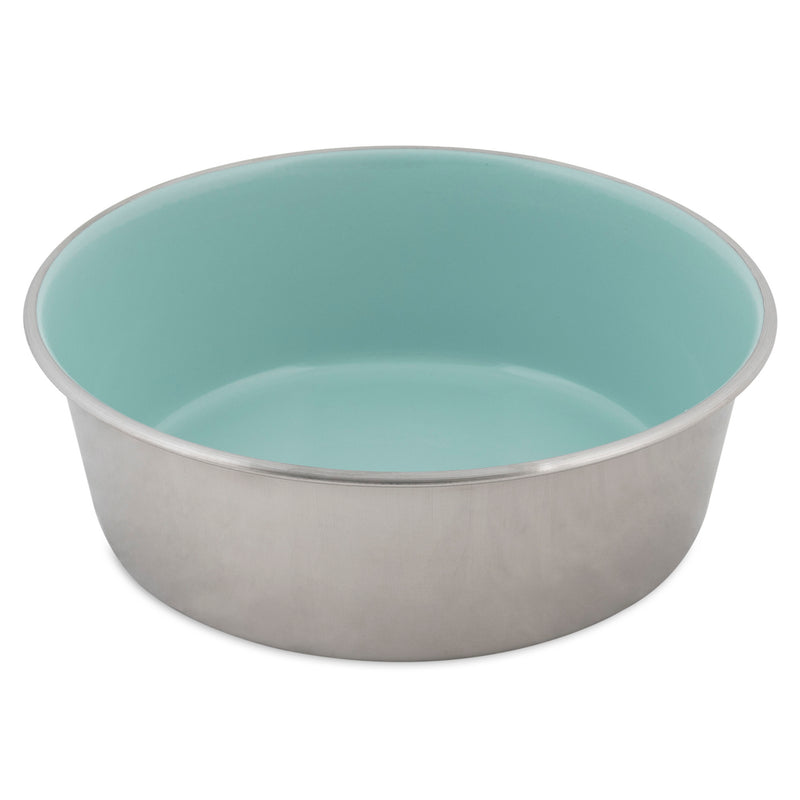 Petmate Painted Stainless Steel Pet Bowls