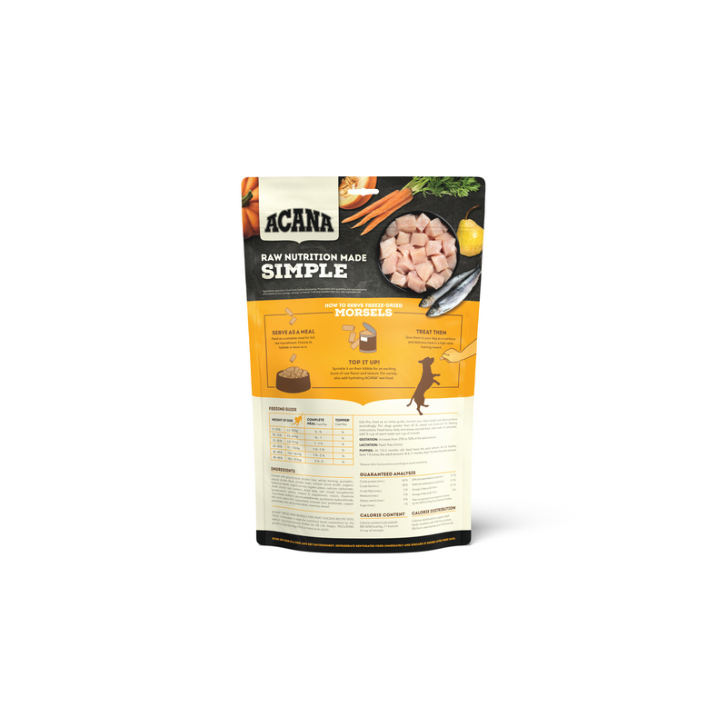 ACANA Freeze-Dried Food Morsels Free Run Chicken Recipe 8OZ