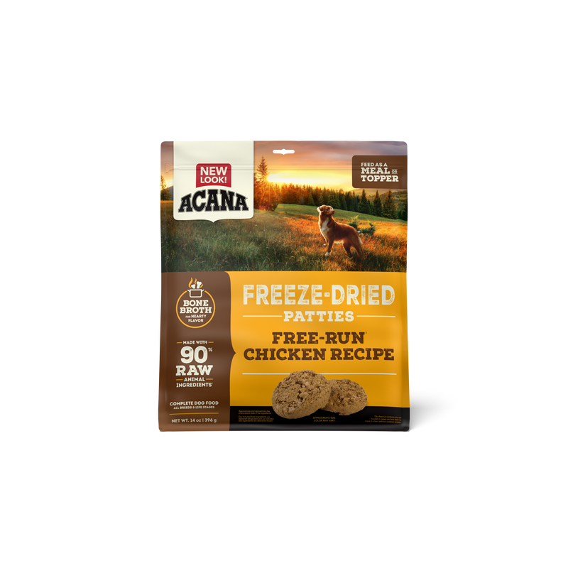 ACANA Freeze-Dried Food Patties Free-Run Chicken Recipe 14OZ