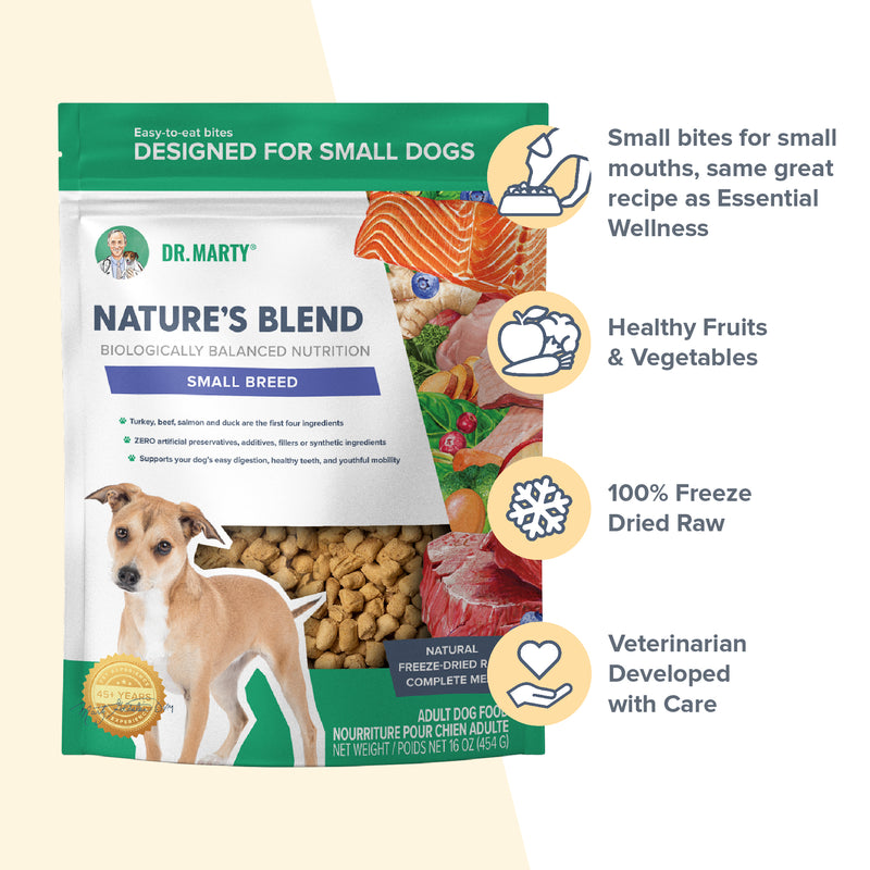 Dr. Marty Nature's Blend Small Breed Freeze Dried Raw Dog Food