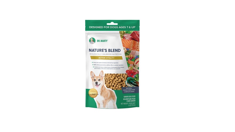 Dr. Marty Nature's Blend for Active Vitality Seniors Freeze Dried Raw Dog Food