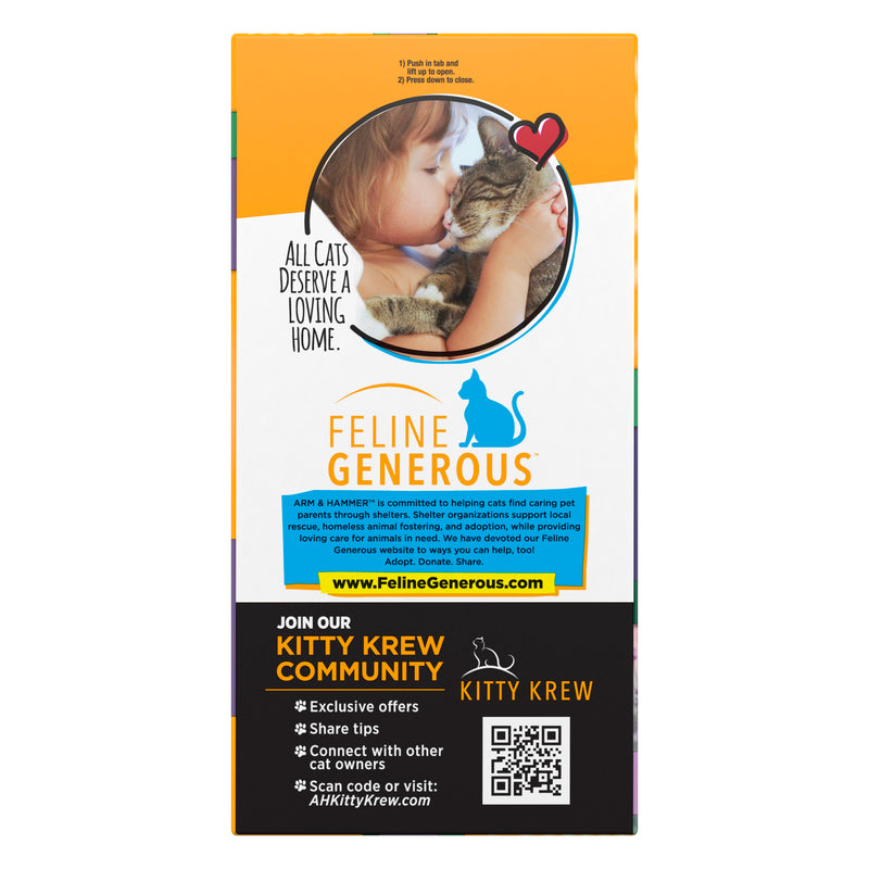 ARM & HAMMER Forever Fresh Clumping Cat Litter Lavender, MultiCat 40lb, Pet Friendly with Essential Oils