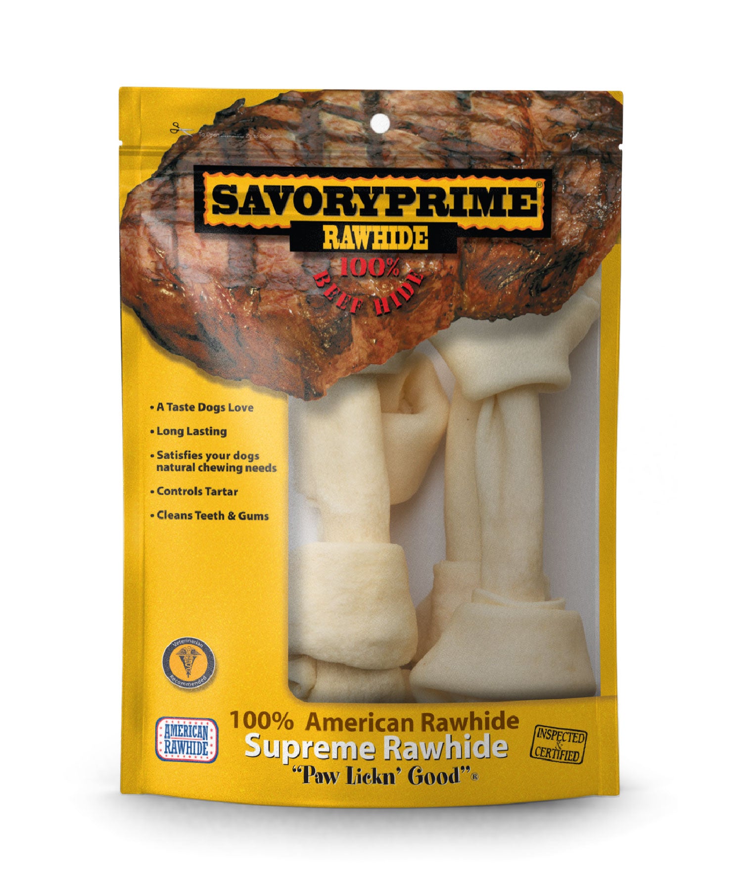 Savory Prime 8-9” Large Bone White for Dogs - 4 pk – Petsense