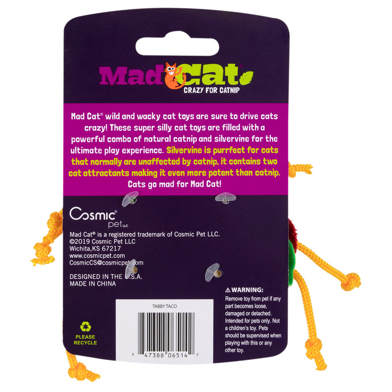 MAD CAT Tabby Taco Cat Toy