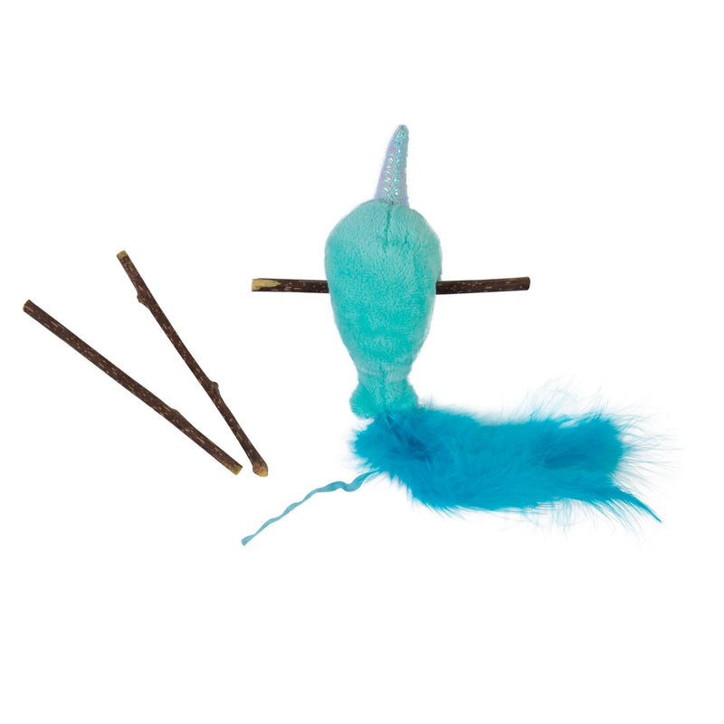 MAD CAT Narwhal with Silvervine Cat Toy