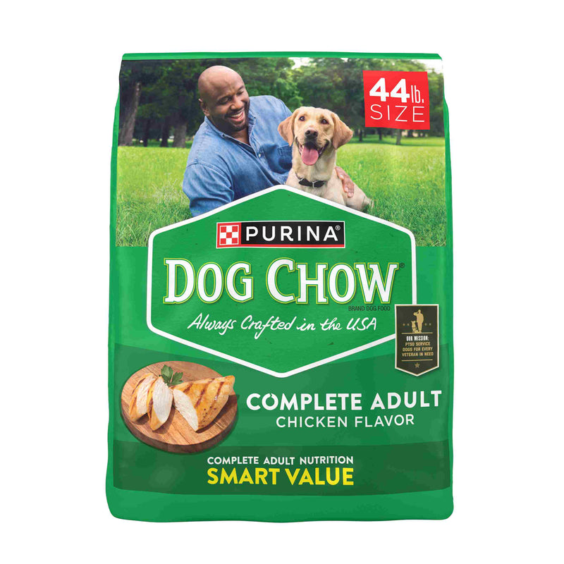 Purina Dog Chow Complete Adult Dry Dog Food Kibble With Chicken Flavor