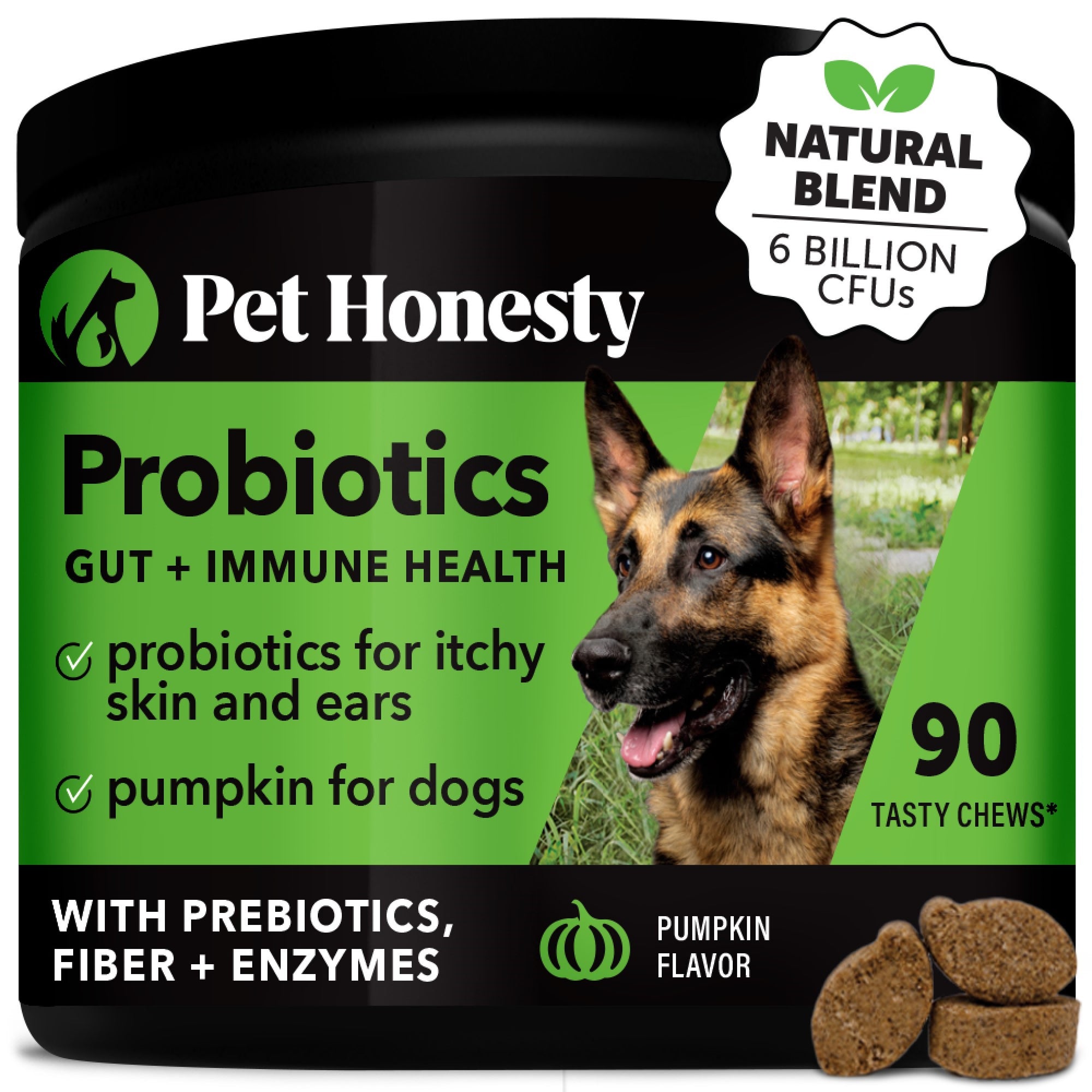 Pet Honesty Digestive Probiotics Pumpkin Soft Chew for Dogs – Petsense