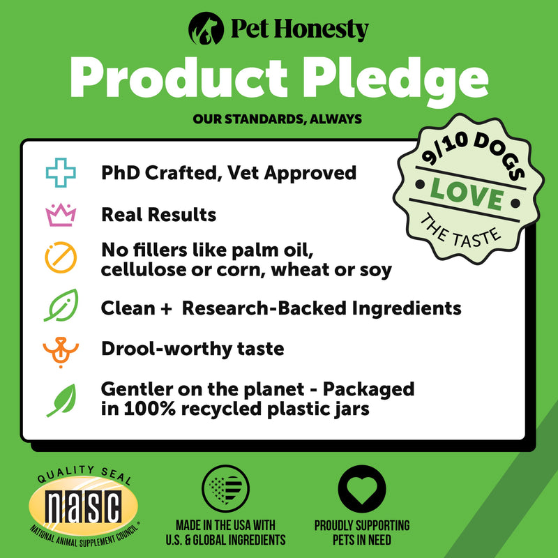 Pet Honesty Digestive Probiotics Pumpkin Soft Chew for Dogs