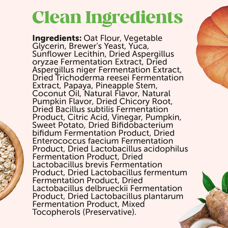 Pet Honesty Digestive Probiotics Pumpkin Soft Chew for Dogs