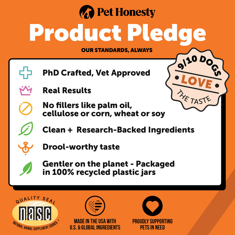 Pet Honesty Hip+Joint Health Chicken Soft Chew for Dogs