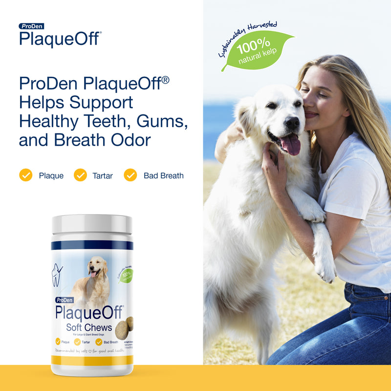 ProDen PlaqueOff® Soft Chews For Large and Giant Breed Dogs