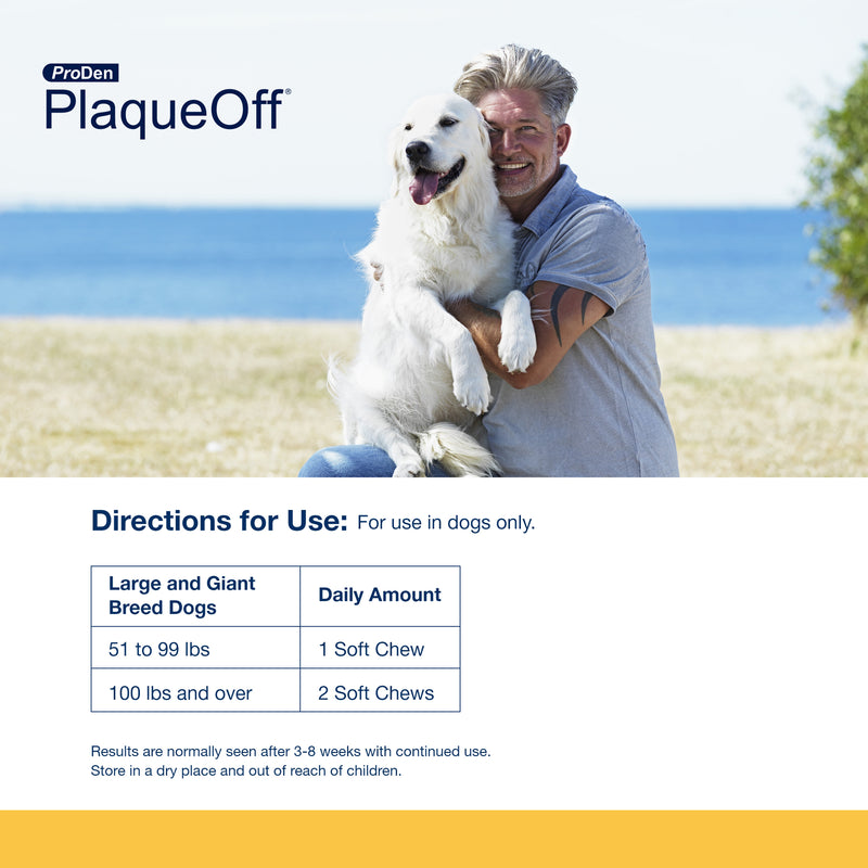 ProDen PlaqueOff® Soft Chews For Large and Giant Breed Dogs