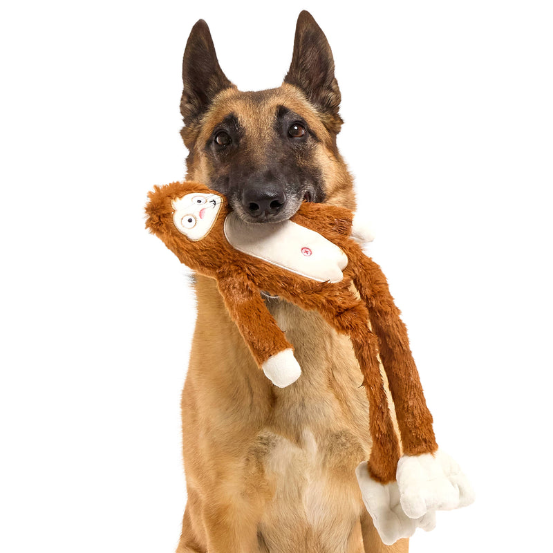 BARK Hairy Henderson brown sasquatch bigfoot Plush Dog Toy ALL sizes