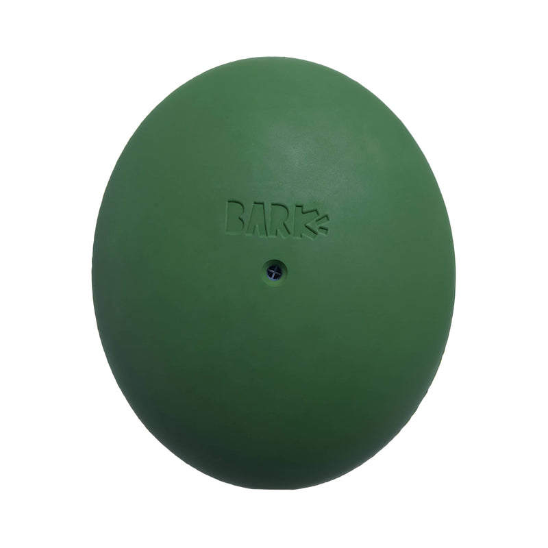BARK Super Chewer Go Mango fruit green rubber dog toy L