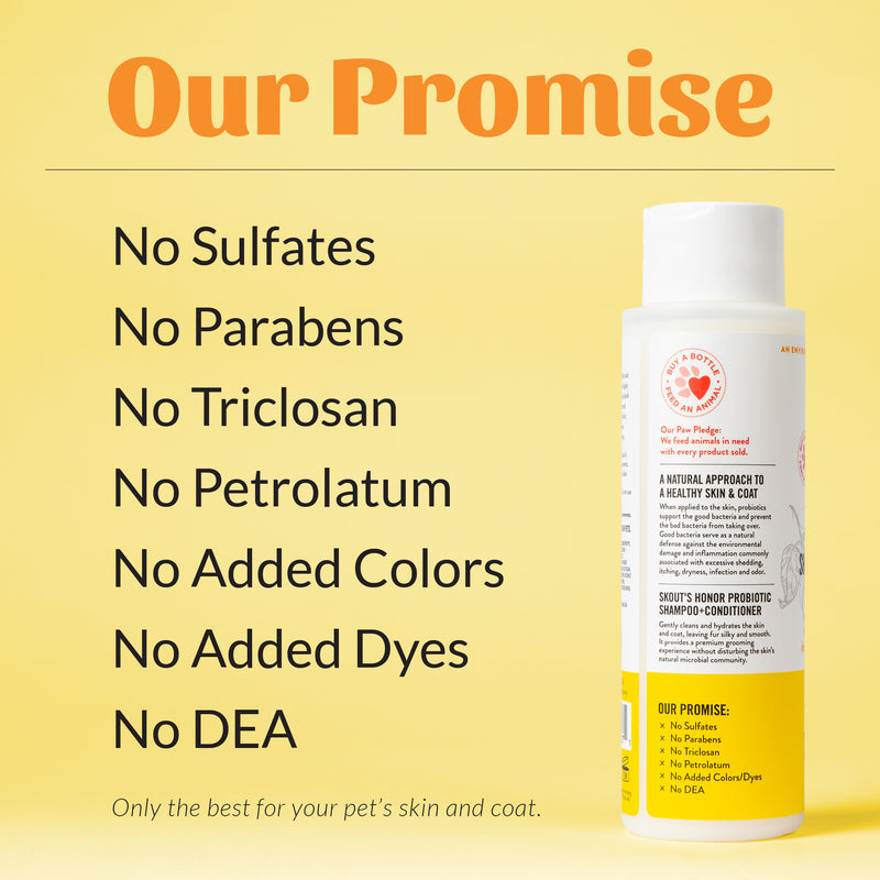 Skouts Honor Probiotic Shampoo Plus Conditioner Honeysuckle