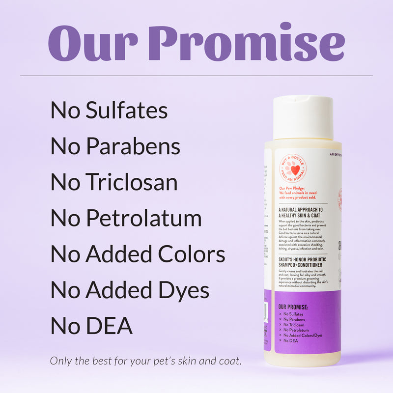 Skouts Honor Probiotic Shampoo Plus Conditioner Lavender