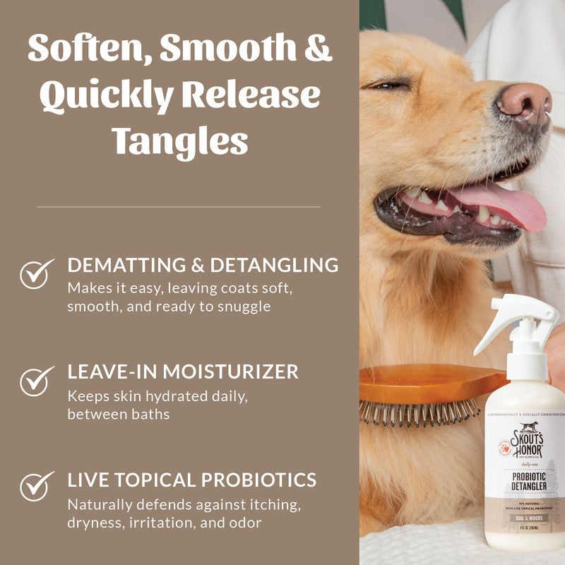 Skouts Honor Probiotic Detangler Dog of the Woods