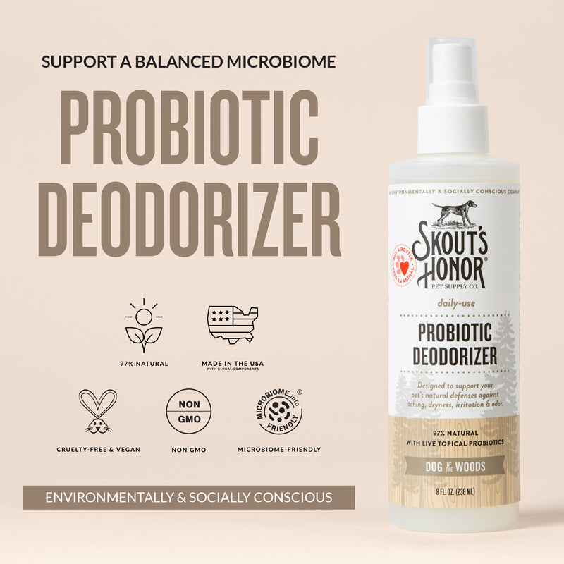 Skout's Honor Probiotic Deodorizer (Dog of the Woods) For Dogs and Cats