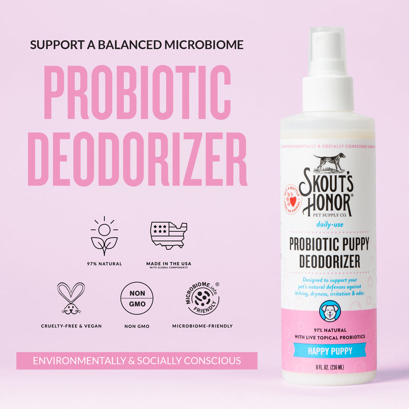Skouts Honor Probiotic Deodorizer Happy Puppy