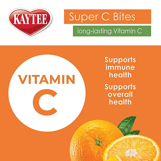 Kaytee Timothy Baked Wellness Cranberry and Orange Biscuit with Vitamin C, Small Animal Treats, 4 oz.