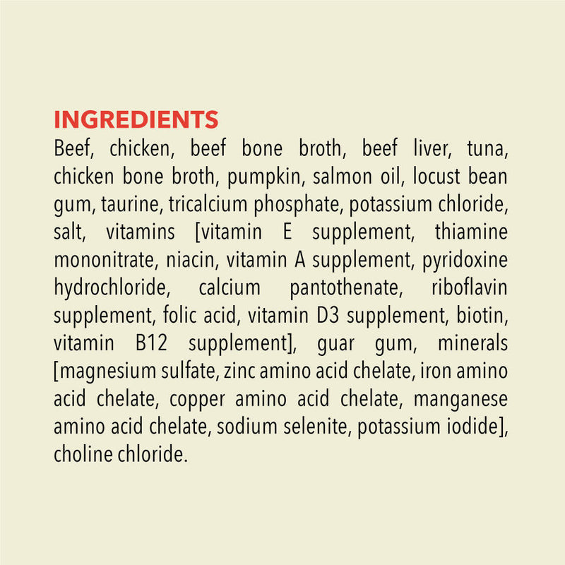 ACANA Premium Pate Wet Cat Food in Bone Broth Beef Chicken + Tuna Recipe 3oz Cans