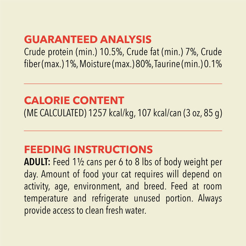 ACANA Premium Pate Wet Cat Food in Bone Broth Beef Chicken + Tuna Recipe 3oz Cans