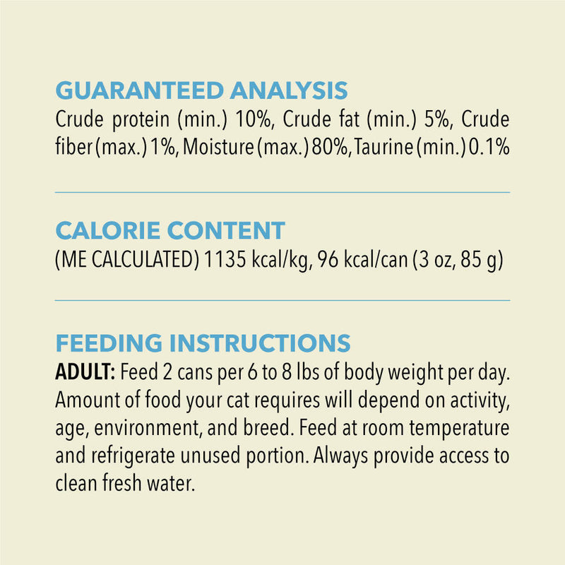 ACANA Premium Pate Wet Cat Food in Bone Broth Tuna + Chicken Recipe 3oz Cans