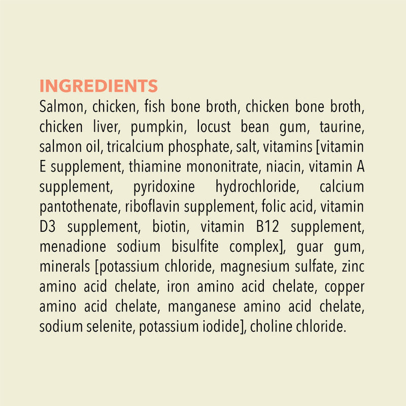 ACANA Premium Pate Wet Cat Food in Bone Broth Salmon + Chicken Recipe 3oz Cans