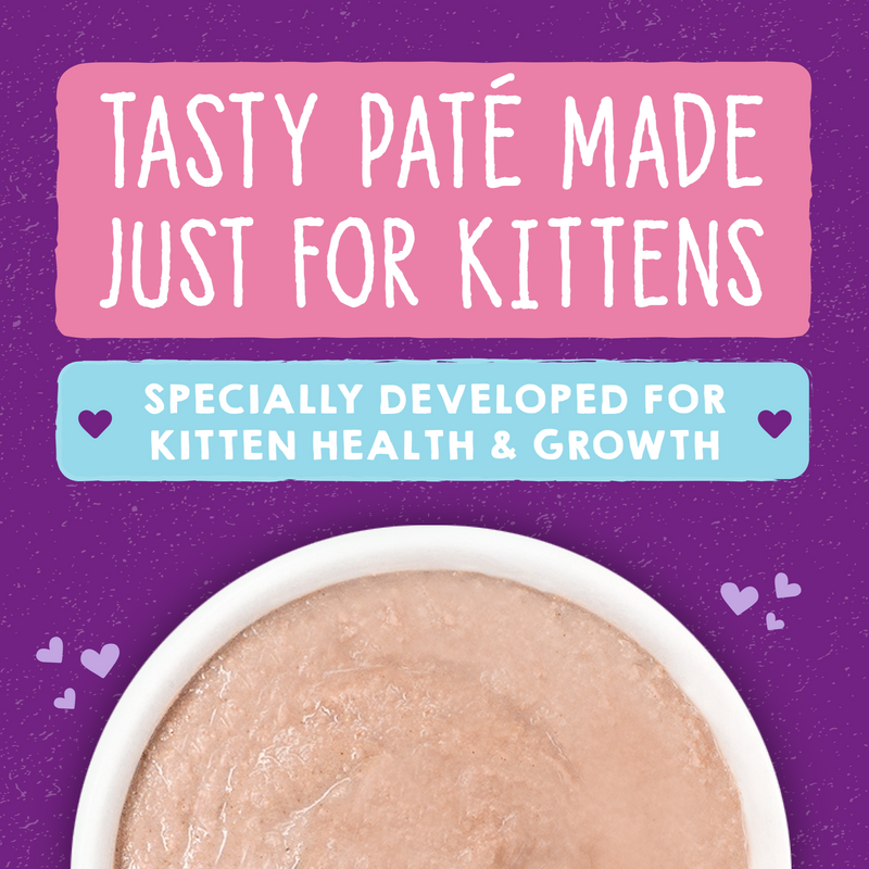 Stella & Chewy's Carnivore Cravings Purrfect Pate Kitten - Chicken & Salmon Recipein Broth Wet Cat Food- 2.8 Ounce Can