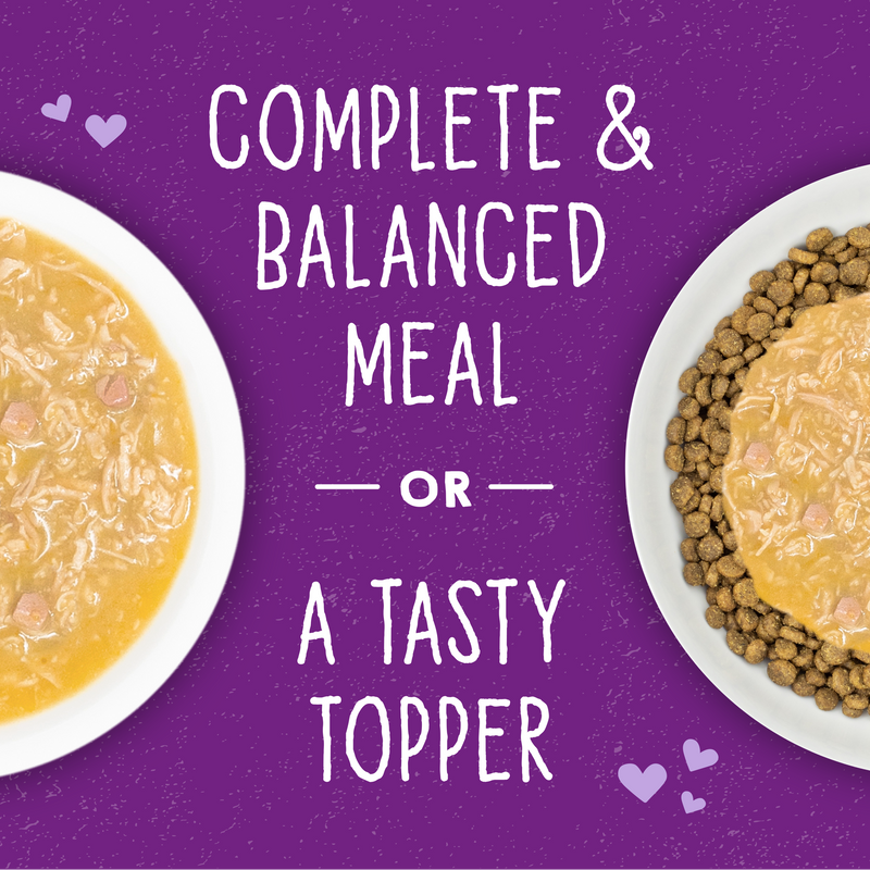 Stella & Chewy's Wet Food for Cats - Carnivore Cravings Savory Shreds Chicken & Chicken Liver Recipe - 2.8 Ounce Can