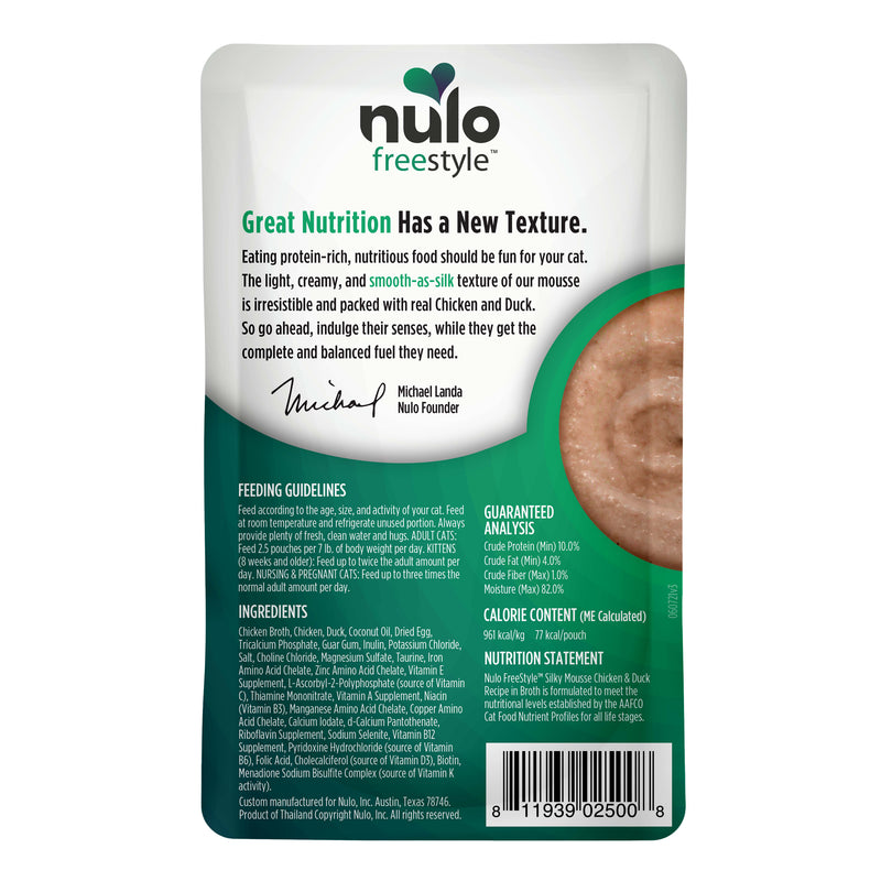 Nulo Mousse Chicken & Duck Recipe Wet Cat Food