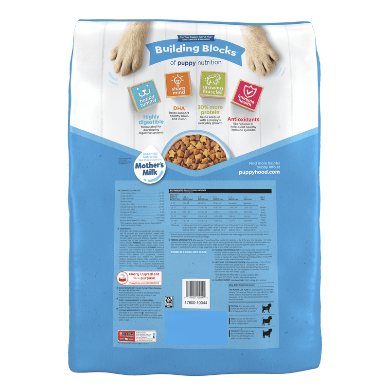 Purina Puppy Chow High Protein Dry Puppy Food, Complete With Real Chicken