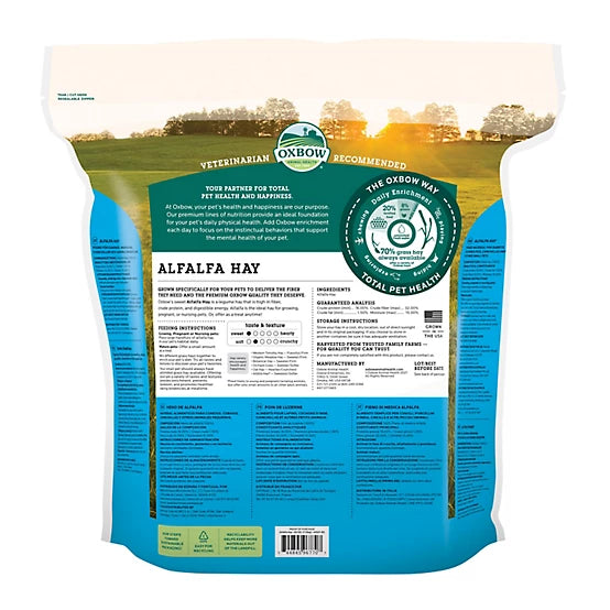Oxbow Animal Health Alfalfa Hay Small Animal Treat, 40 oz.