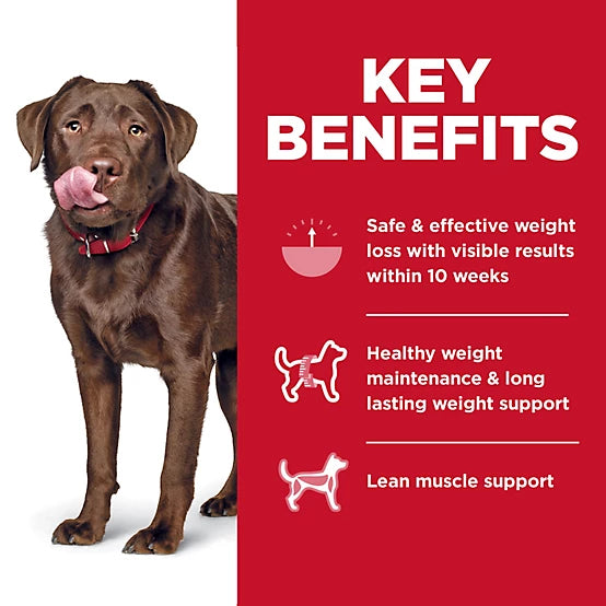 Hill's Science Diet Large Breed Adult Perfect Weight Chicken Recipe Dry Dog Food, 25 lb