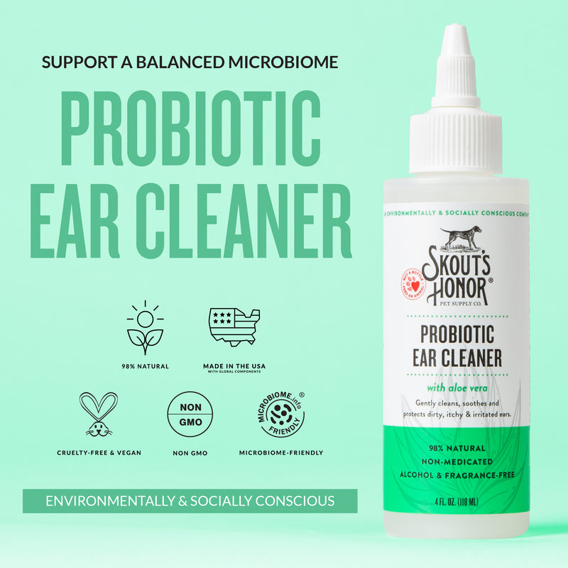 Skout's Honor Probiotic Ear Cleaner For Dogs and Cats