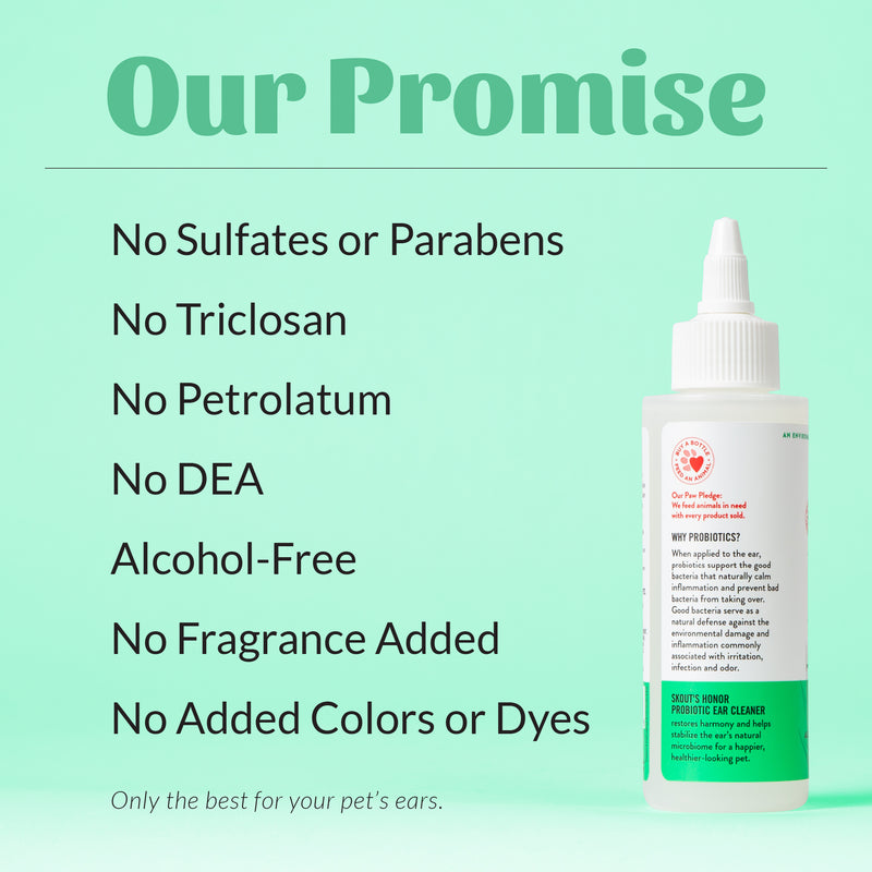 Skout's Honor Probiotic Ear Cleaner For Dogs and Cats