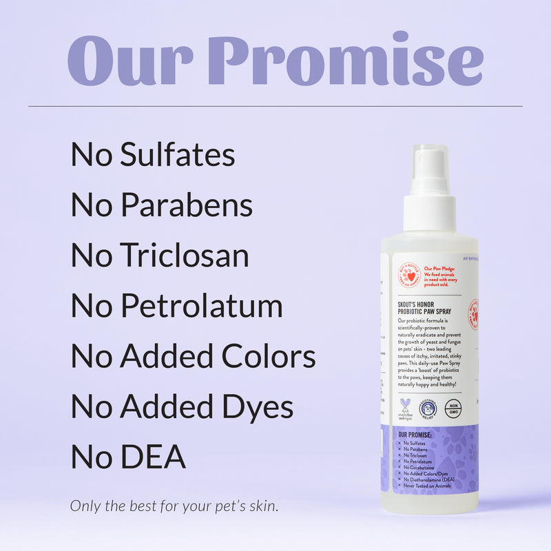 Skout's Honor Probiotic Paw Spray For Dogs and Cats